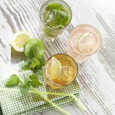 lemongrass and rhubarb iced tea, recipe
